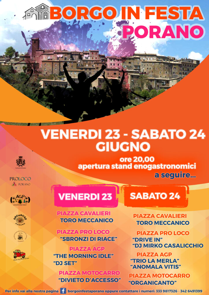 BORGO IN FESTA 23-24 GIUGNO 2017