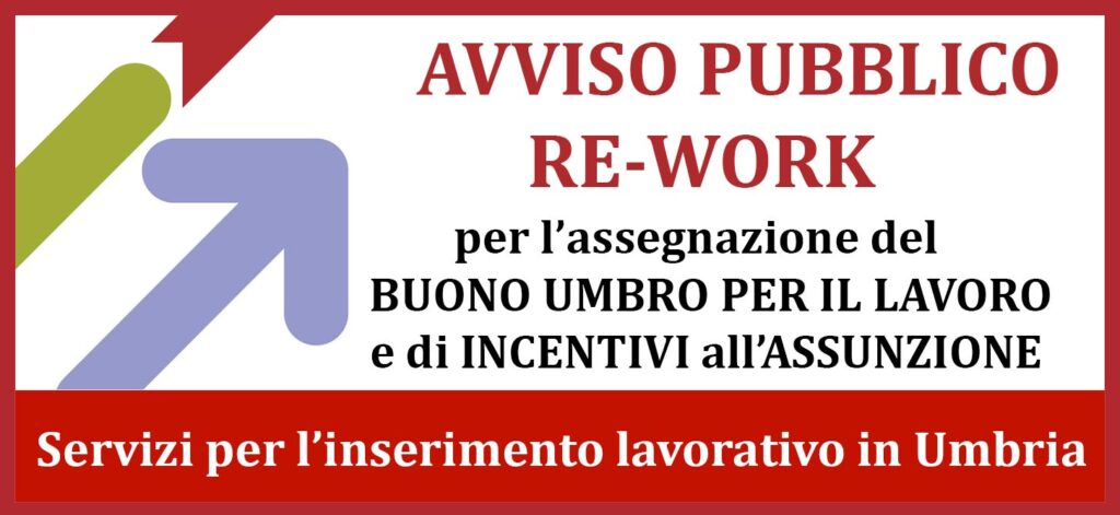 ARPAL UMBRIA – Avviso pubblico RE-WORK