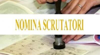 REFERENDUM POPOLARI DI DOMENICA 12 GIUGNO 2022 – CONVOCAZIONE DELLA COMMISSIONE ELETTORALE COMUNALE PER LA NOMINA DEGLI SCRUTATORI